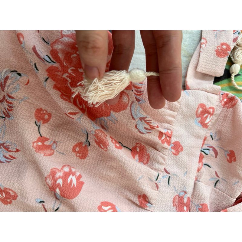 Thanh lý jumpsuit màu cam san hô size M