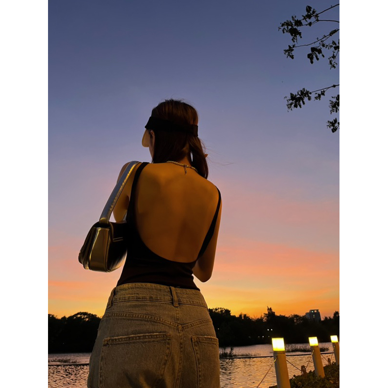 Đồ liền thân Jumpsuit Khoét Lưng | 3DOTS