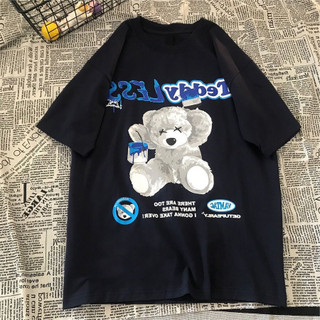 Áo phông gấu less xanh áo đủ size s m l xl