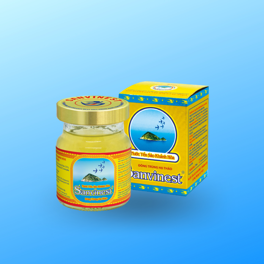 Nước Yến sào Sanvinest Khánh Hòa Đông trùng hạ thảo đóng lọ 70ml - 208