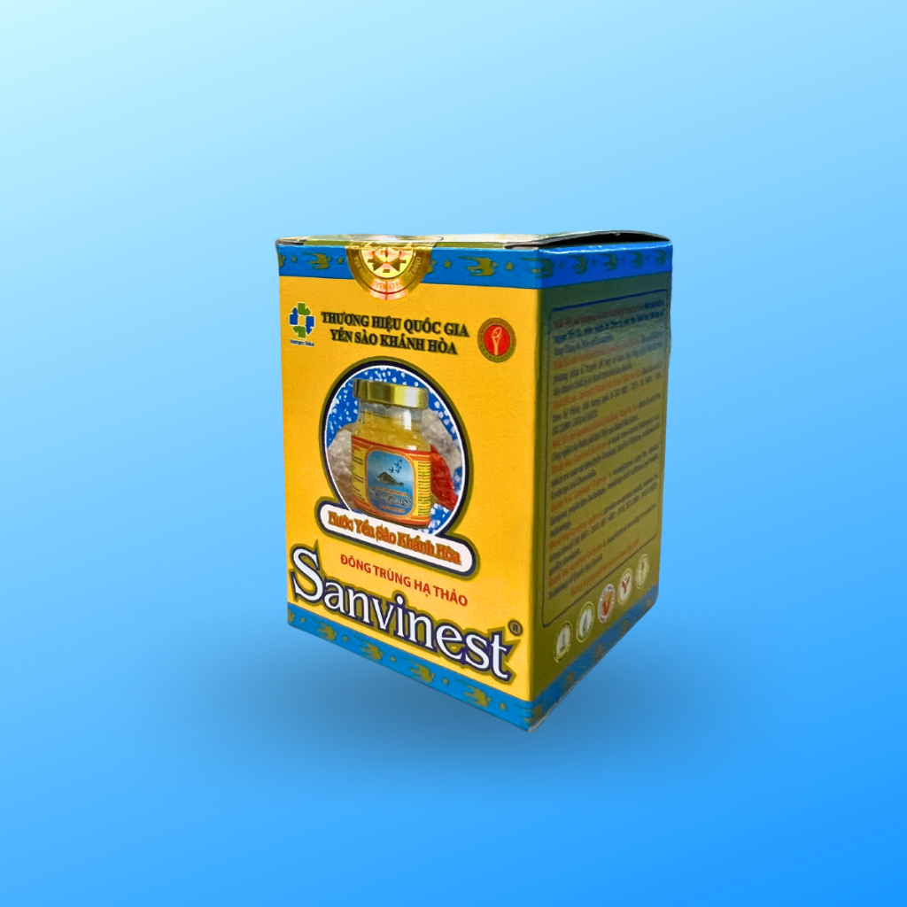 Nước Yến sào Sanvinest Khánh Hòa Đông trùng hạ thảo đóng lọ 70ml - 208