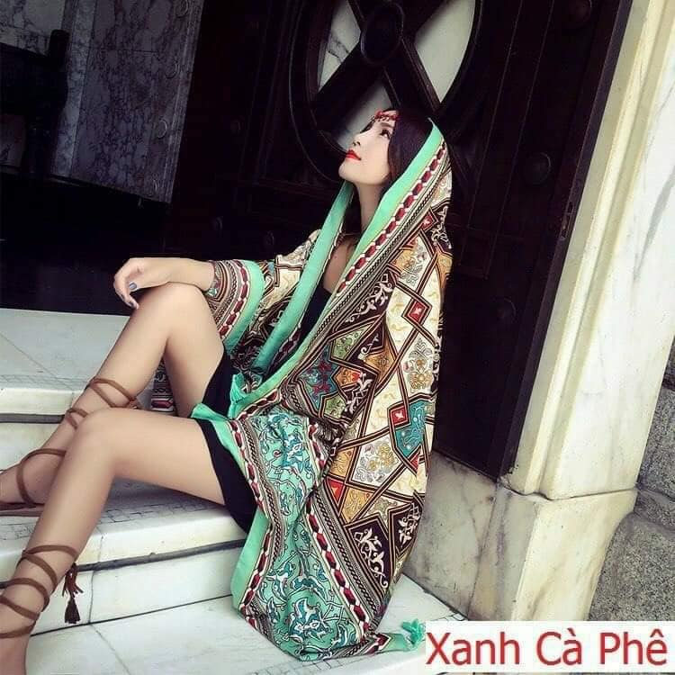 Khăn choàng đi biển Boho Vintage