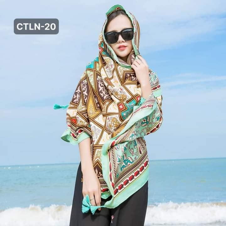 Khăn choàng đi biển Boho Vintage