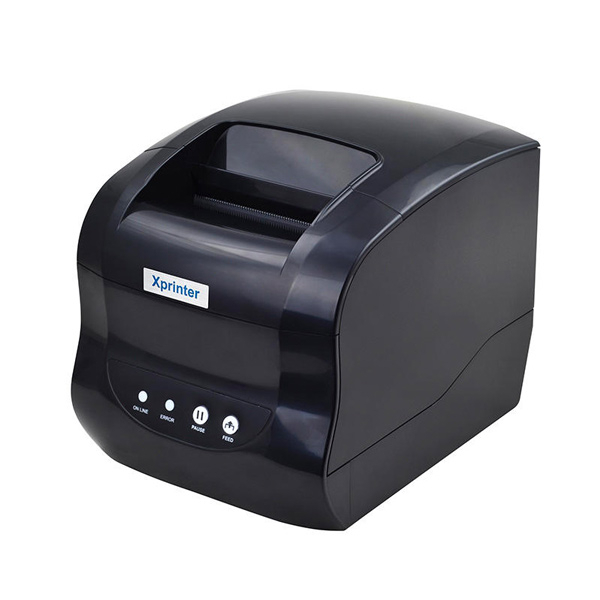Máy in tem trà sữa, mã vạch dán hàng hóa XP-318B ( cổng USB)