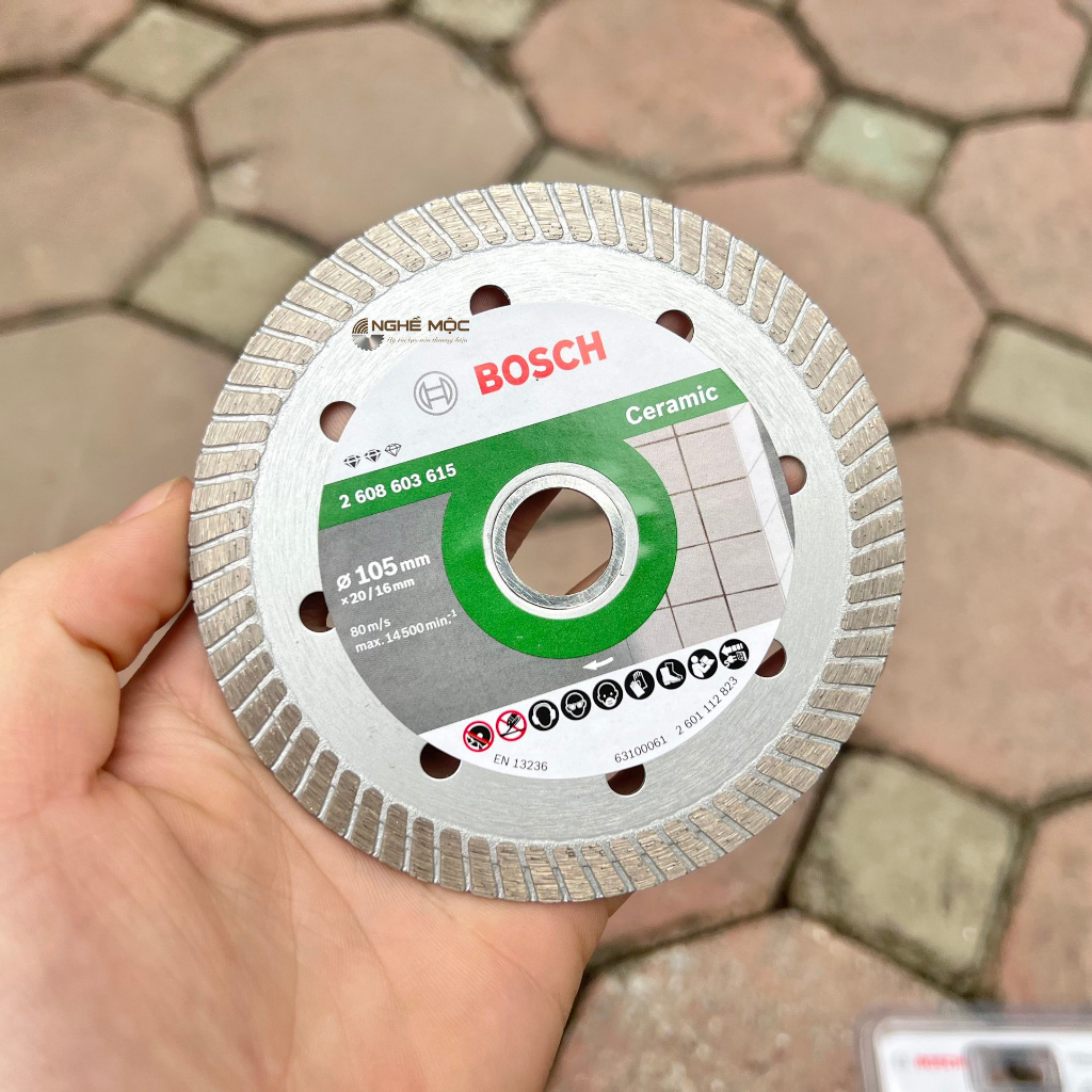 Lưỡi cắt gạch, bê tông Bosch Fast Speed mã 2608603615 105mm