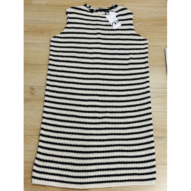 Rosy.Vintage| Đầm hiệu zara sọc dáng dài