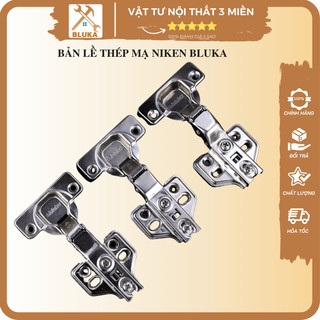 Bản lề thép, bản lề giảm chấn mạ niken - bluka
