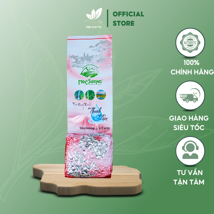 Trà Ô Long Thanh Tâm Mộc Sương - Trà Oolong cao cấp - Túi 200gr | DIỆP SƠN TRÀ