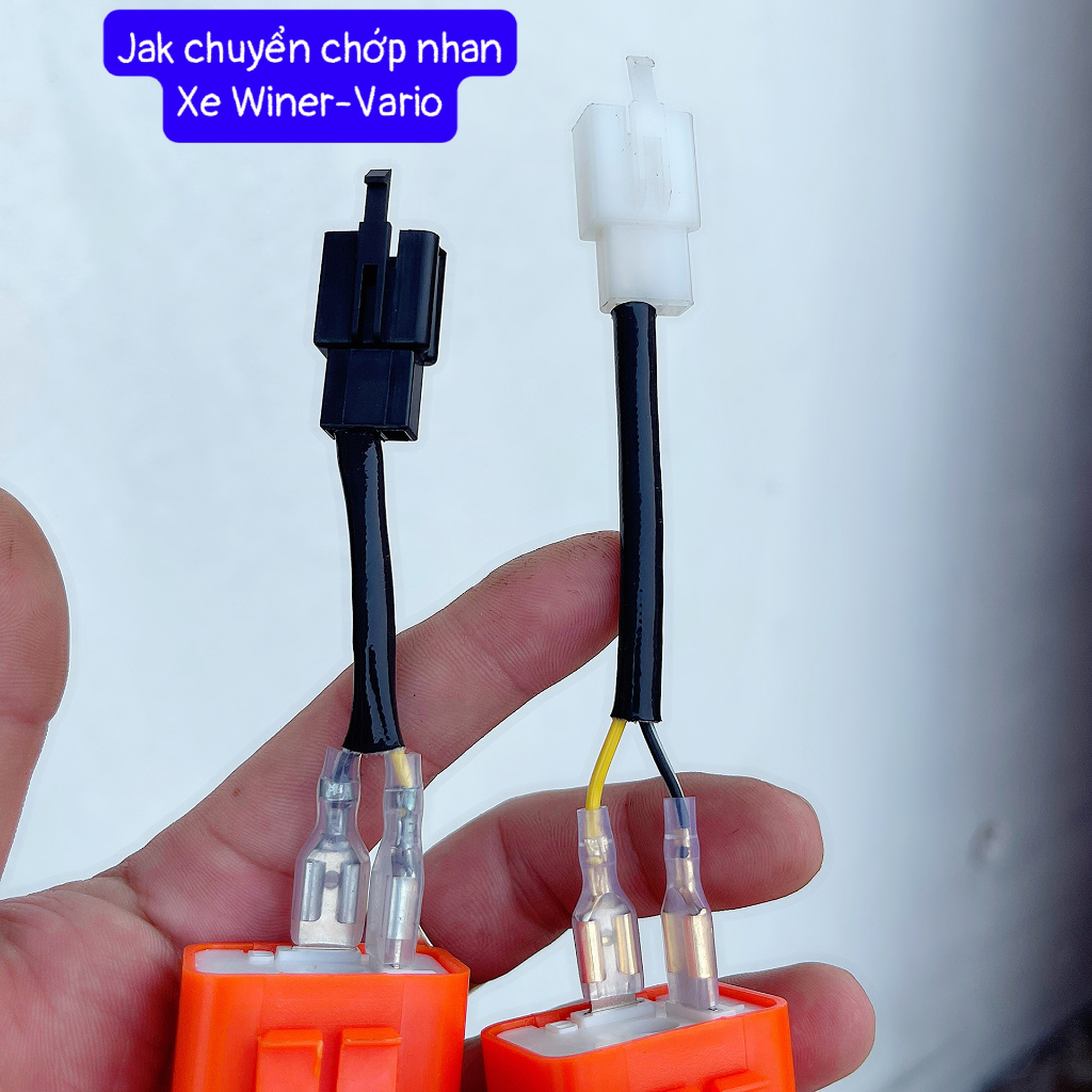 Jack chuyển và chớp xinhan từ 2 chân sang 3 chân cho winner x - vario các dòng xe chạy chớp 3 chân