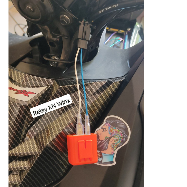 Jack chuyển và chớp xinhan từ 2 chân sang 3 chân cho winner x - vario các dòng xe chạy chớp 3 chân