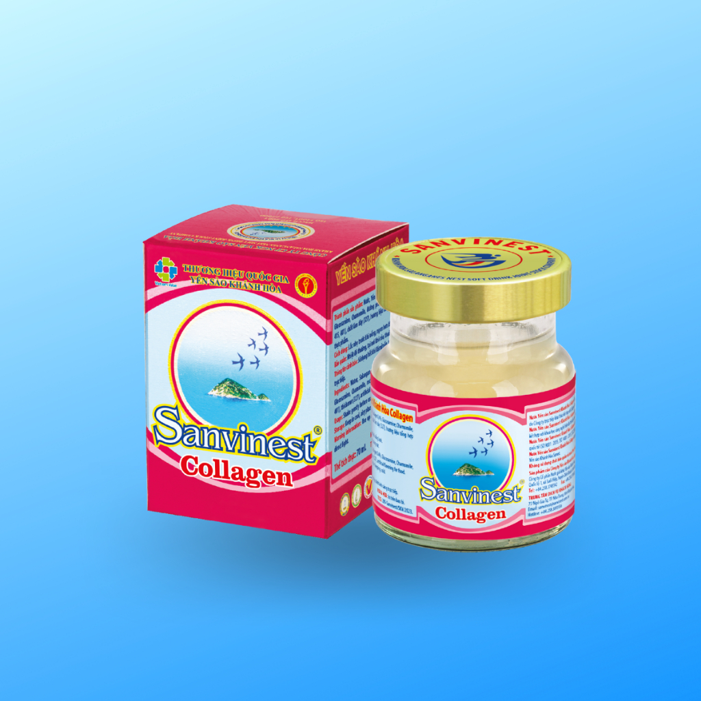 Nước Yến sào Sanvinest Khánh Hòa Collagen đóng lọ 70ml - 209