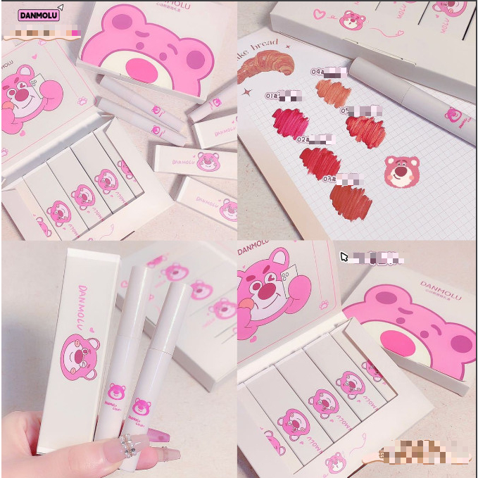 Set 5 Son Gấu Dâu DANMOLU