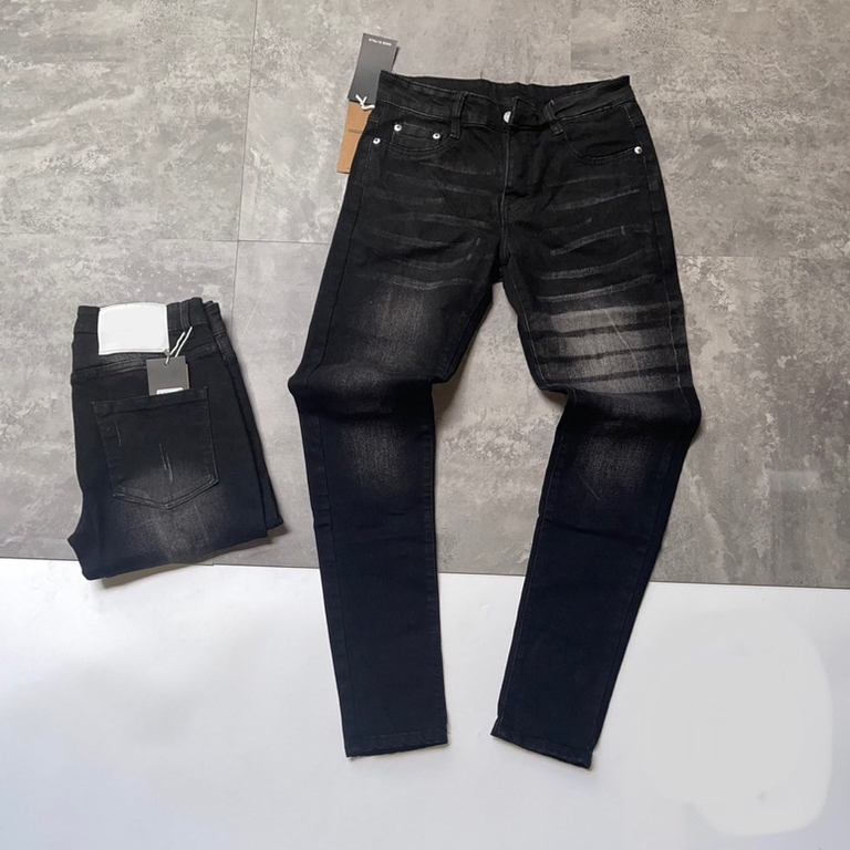 (Xưởng chuyên sỉ) Quần jean đen than wash bạc màu nổi bật D963