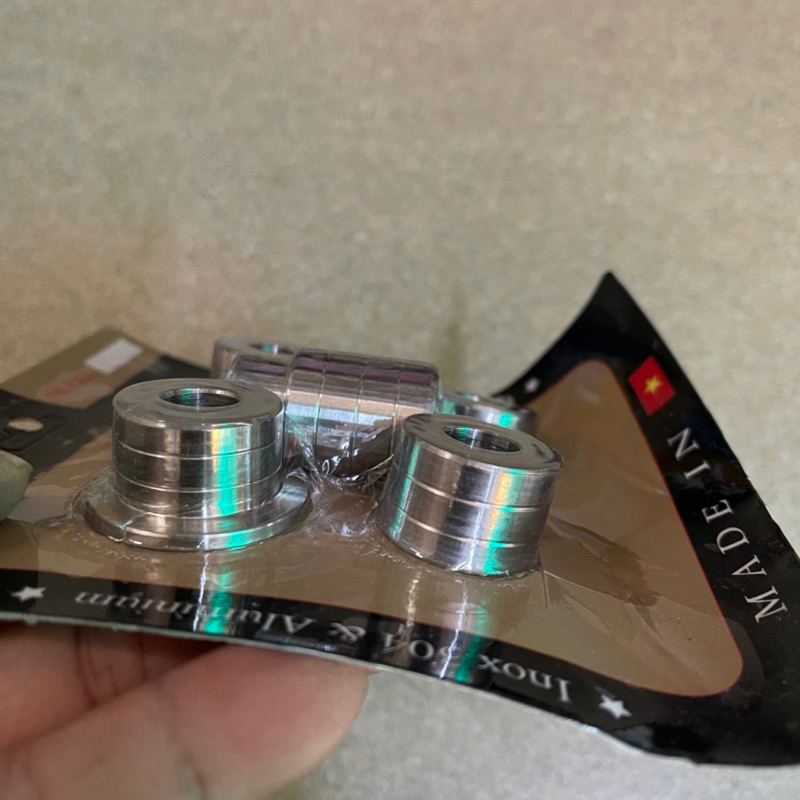 Bộ Canh Bánh Trước & Sau Xe Satria / Raider Fi Inox Hiệu TBT CNC nguyên khối