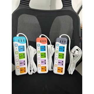 Ổ điện đa năng 4 ổ cắm 2 usb dây 3m