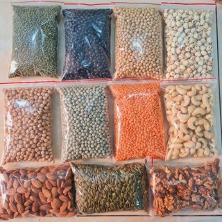 hũ 500g hạt điều tách vỏ