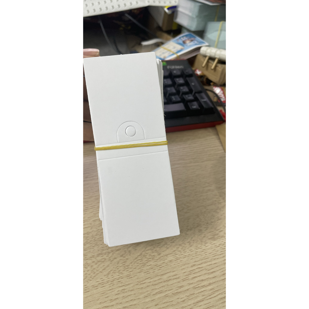 Set 50 - 100 tag giấy gắn Tất Chân Nam Nữ, thẻ giấy gắn Vớ Cổ Ngắn, cổ dài, giấy bìa cứng trắng và kraft trơn không chữ