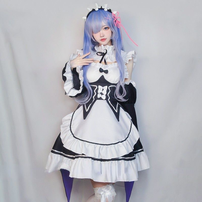 Sẵn Trang phục cosplay nhân vật ram/rem | BigBuy360 - bigbuy360.vn