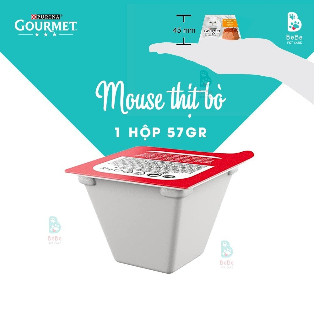 Pate PURINA Gourmet Revelations Dạng Mousse Cao Cấp Dành Cho Mèo Mọi Lứa Tuổi