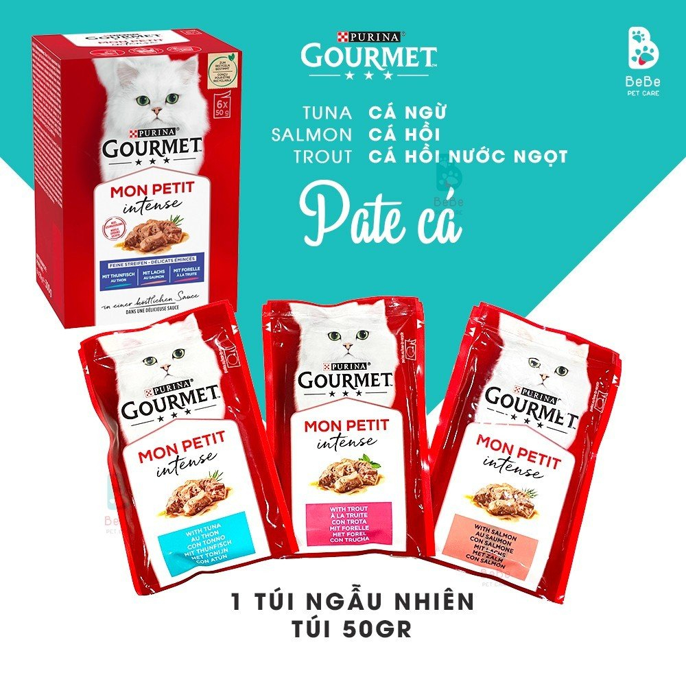 Pate PURINA Gourmet Mon Petit - Bữa Xế Ngon Miệng Dành Cho Mèo Mọi Lứa Tuổi