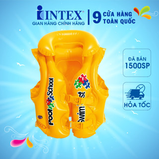 Áo phao bơi cho bé chính hãng từ 2-5 tuổi 58660 INTEX - Babycuatoi