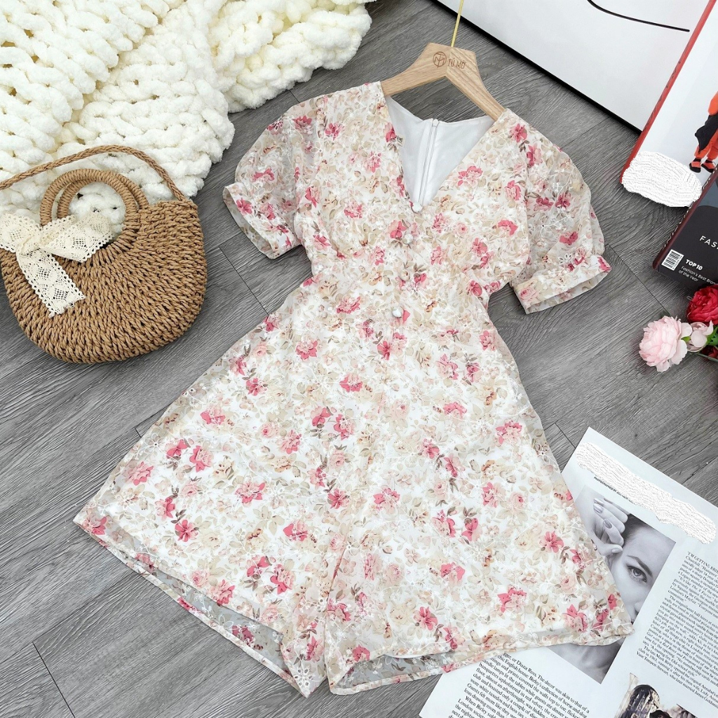 Jump bigsize Nữ Tú Mỡ Jump Bigsize Thiết Kế Tôn Dáng Jump hoa Puppy Đi làm dạo phố Đủ size 45-85kg JU0013