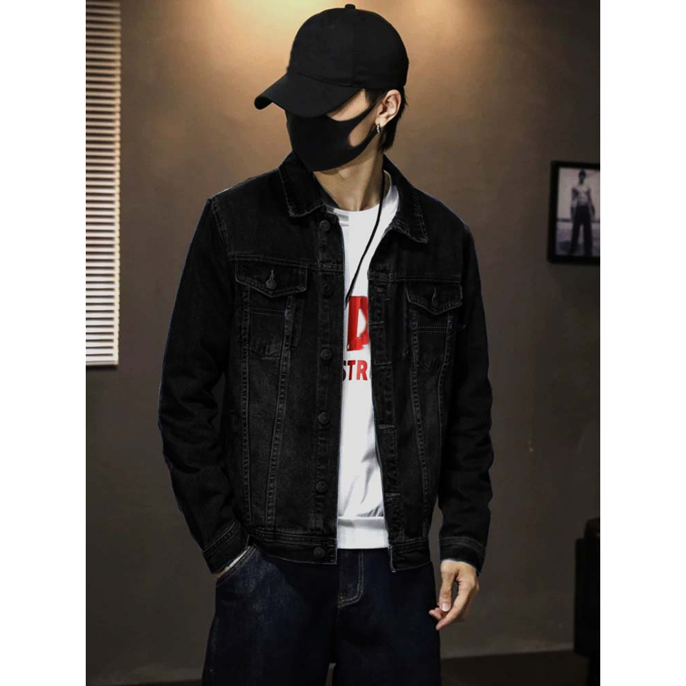 Áo khoác jean nam TS419 bền đẹp cá tính Tronshop chuyên áo khoác nam