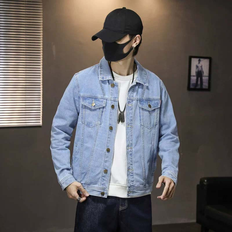 Áo khoác jean nam TS419 bền đẹp cá tính Tronshop chuyên áo khoác nam