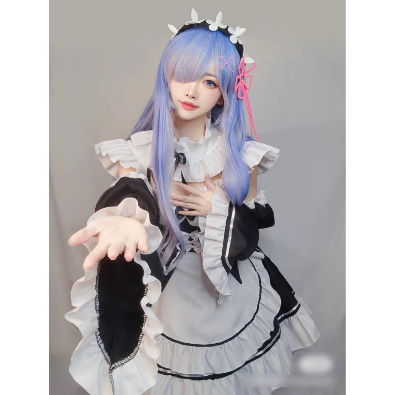 Sẵn Trang phục cosplay nhân vật ram/rem | BigBuy360 - bigbuy360.vn