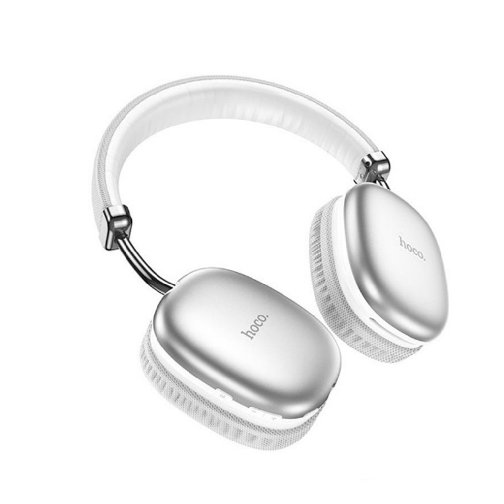 Tai Nghe Bluetooth V5.3 Hoco W35 pin khủng 400mAh có mút đệm hạn chế âm thanh phát ra, giảm đau tai khi sử dụng (TRẮNG)