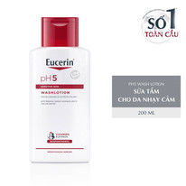 Sữa Tắm Cho Da Nhạy Cảm Eucerin pH5 Sensitive Skin Washlotion 200ml