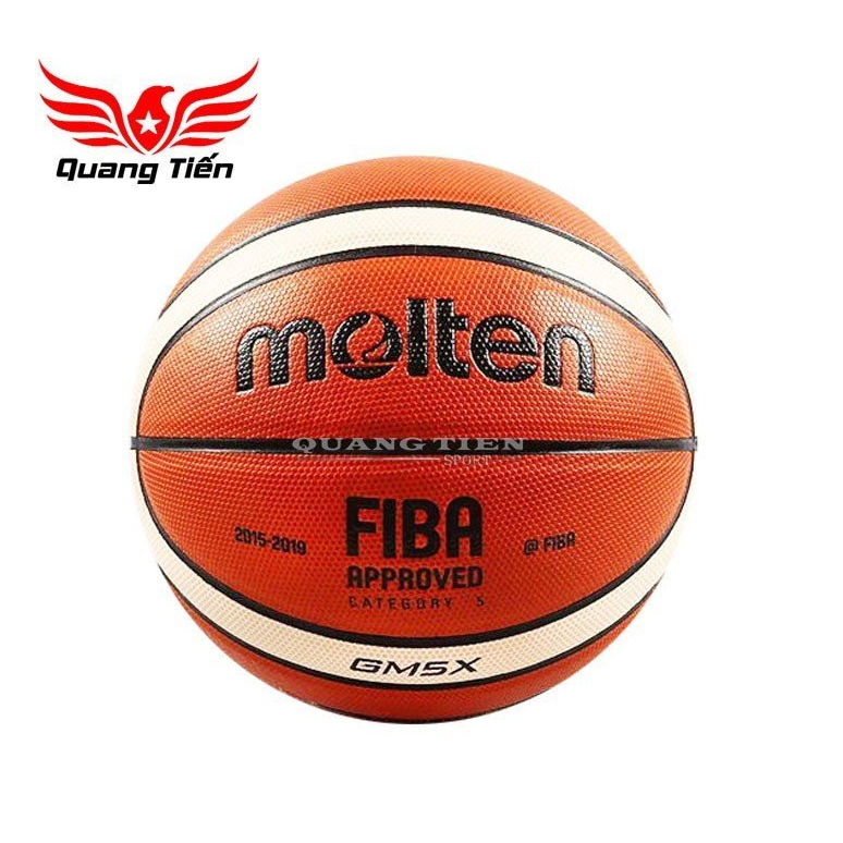 Freeship quả bóng rổ da PU cap cấp Molten số 5 , số 6 , số 7 chính hãng tặng kim bơm và lưới nhập khẩu
