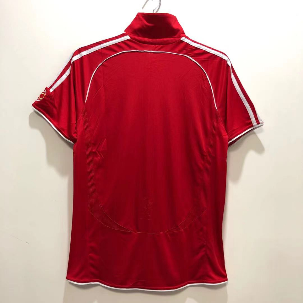 Áo bóng đá retro liverpool 2006 vải Cotton Polyester thời trang blockcore