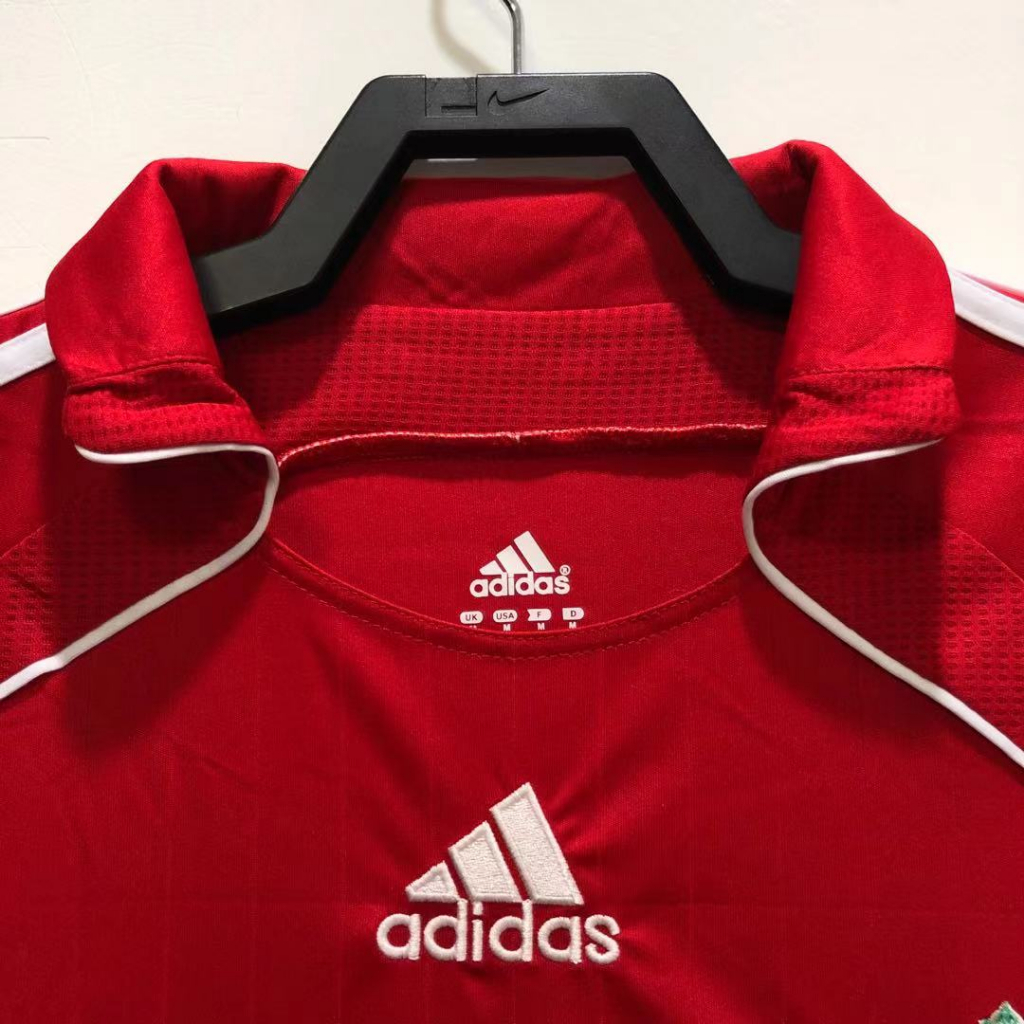 Áo bóng đá retro liverpool 2006 vải Cotton Polyester thời trang blockcore