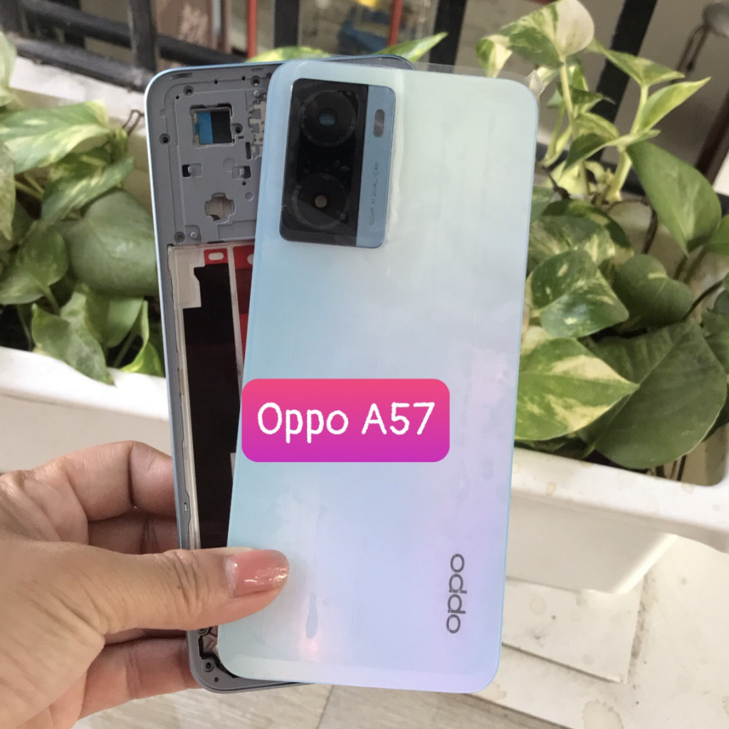 Vỏ Bộ OPPO A57 2022 Zin kèm phím + kính camera