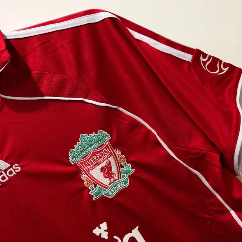 Áo bóng đá retro liverpool 2006 vải Cotton Polyester thời trang blockcore
