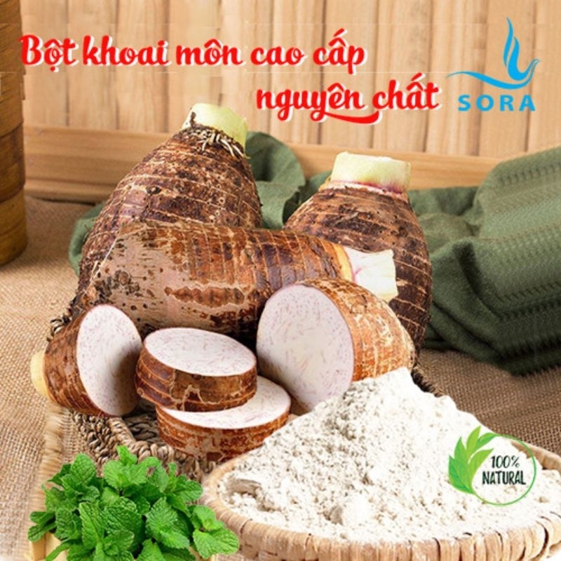 Sora Bột khoai môn nguyên chất (chiết lẻ từ bao 25kg)