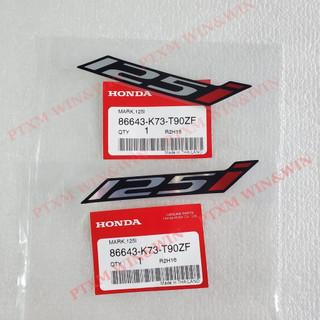 Tem chữ 125i xe wave 125i đen zin honda thái lan - 86643-k73-t90zf