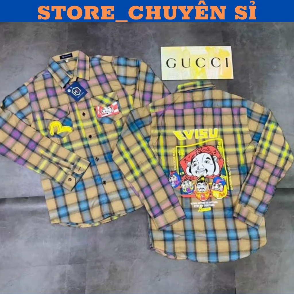 Áo sơ mi nam tay dài EVI.SU vải nỉ caro cao cấp siêu miềm phong cách độc lạ mẫu mới nhất hót trend STORE_CHUYÊN SỈ