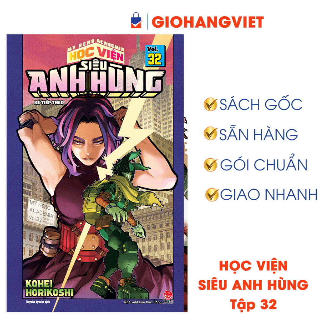 Truyện tranh My Hero Academia - Học Viện Siêu Anh Hùng Tập 32: Kẻ Tiếp Theo