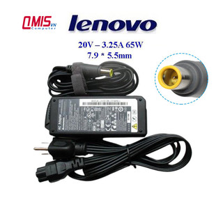 Sạc laptop Lenovo – IBM 20V-3.25A 65W (Đầu Kim, 7.9*5.5mm)