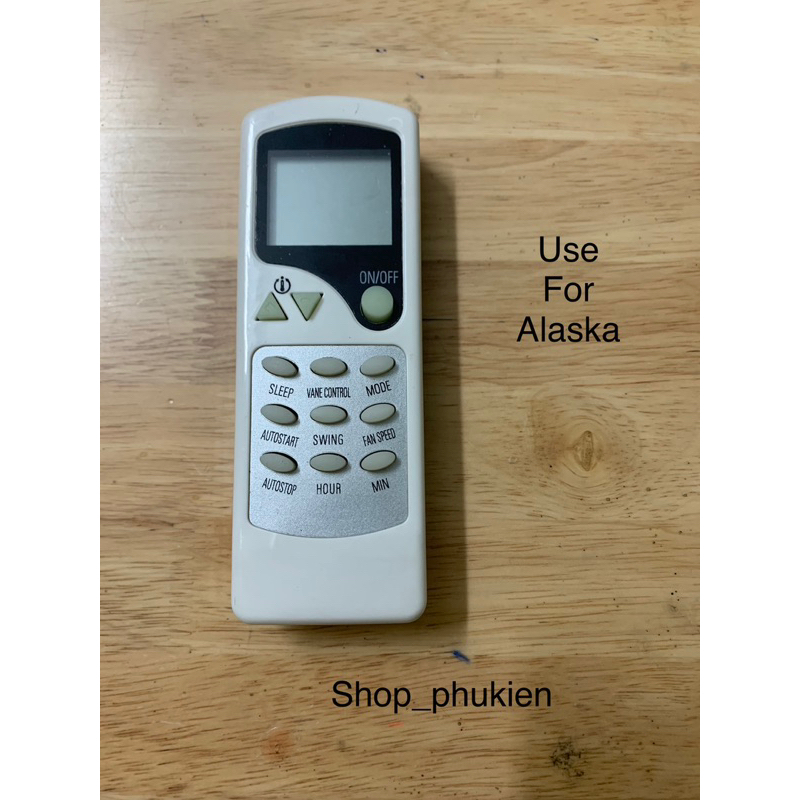 Renote máy lạnh Alaska - Điều khiển điều hoà Alaska (mẫu 1)