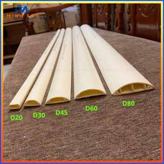  Ghen Bán Nguyệt Luồn Dây Điện Các Cỡ D20 D30 D45 D60 D80 Nẹp Bán Nguyệt Đi Dây Điện 