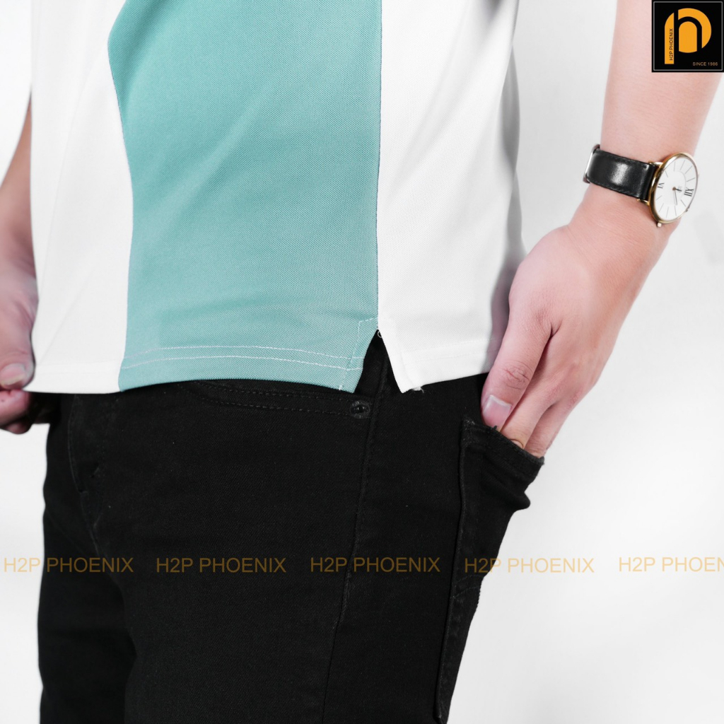 Áo thun polo nam cao cấp phối màu, cổ bẻ, vải cá sấu cực đẹp, thời trang size VNXK