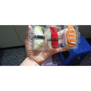 Móc khoá len móc sushi độc đáo(ảnh thật)