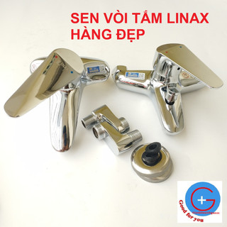 Bộ sen vòi linax đồng mạ crom - 02| sen vòi tắm| sen vòi inax- hàng f1 chất lượng cao