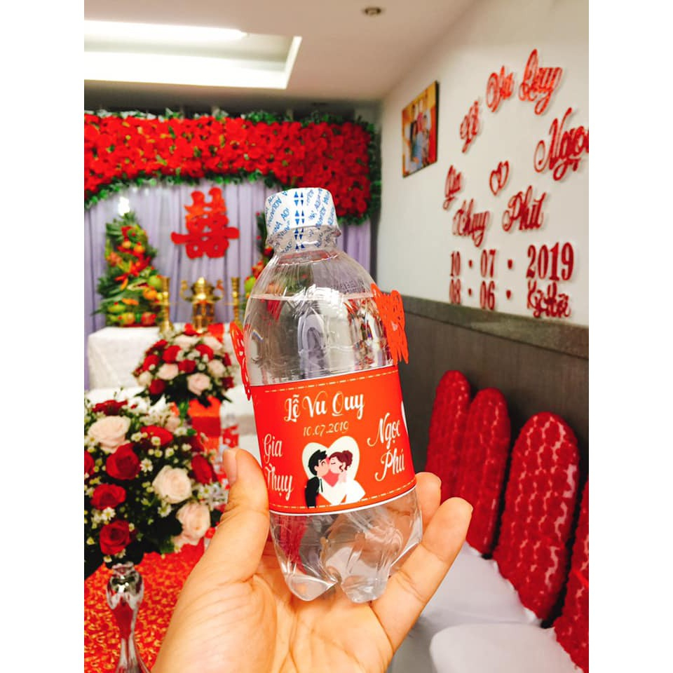 TEM NƯỚC SUỐI TRANG TRÍ ĐÁM CƯỚI GIA TIÊN