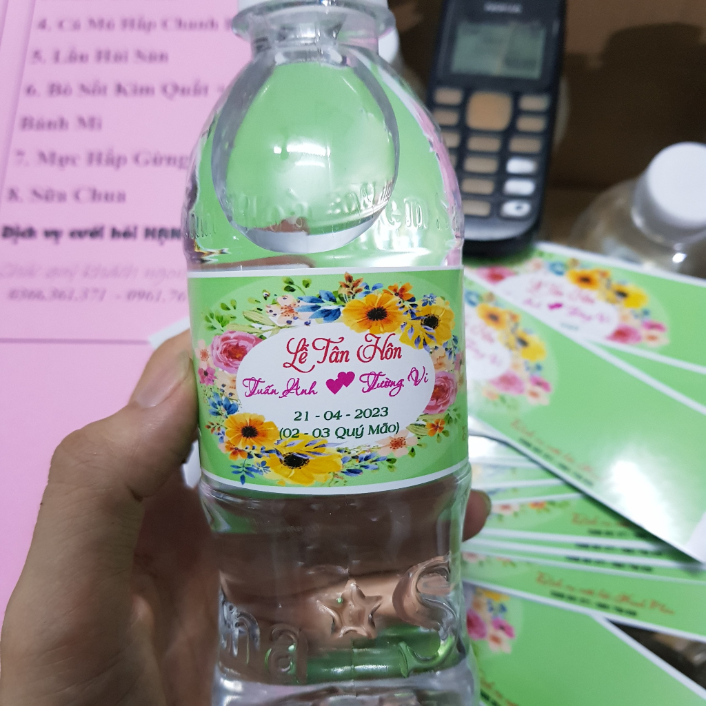 TEM NƯỚC SUỐI TRANG TRÍ ĐÁM CƯỚI GIA TIÊN