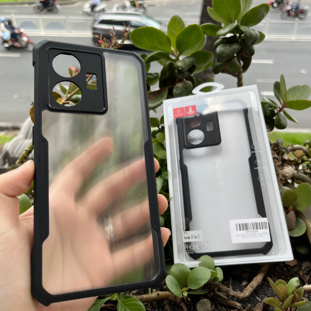 Ốp lưng XUNDD Realme GT Neo 5 / GT3 / GT Neo 5 SE - Viền TPU, Chống sốc, Mặt lưng sọc
