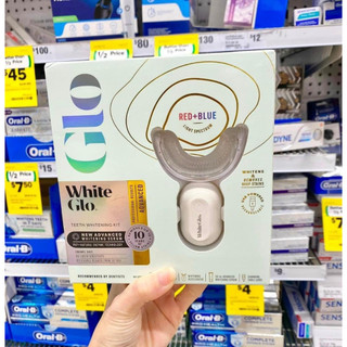 MẪU MỚI - Máy Làm Trắng Răng TẠI NHÀ White Glo White Accelerator Blue Light Teeth Úc - SET NGẬM TRẮNG RĂNG SỐ 10